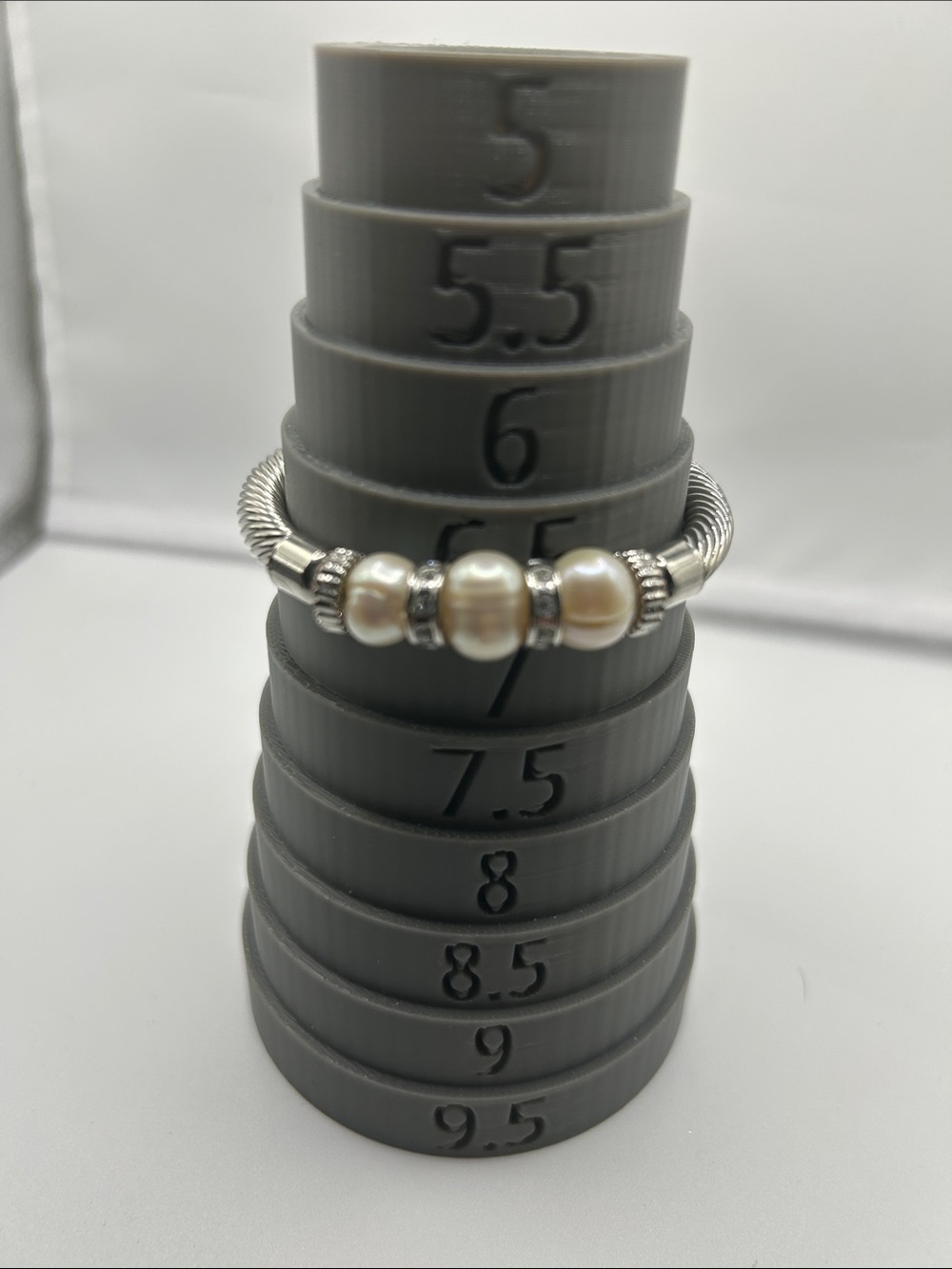 Mestige pearl bracelet silver tone accents flexible crystal classic bridal retro